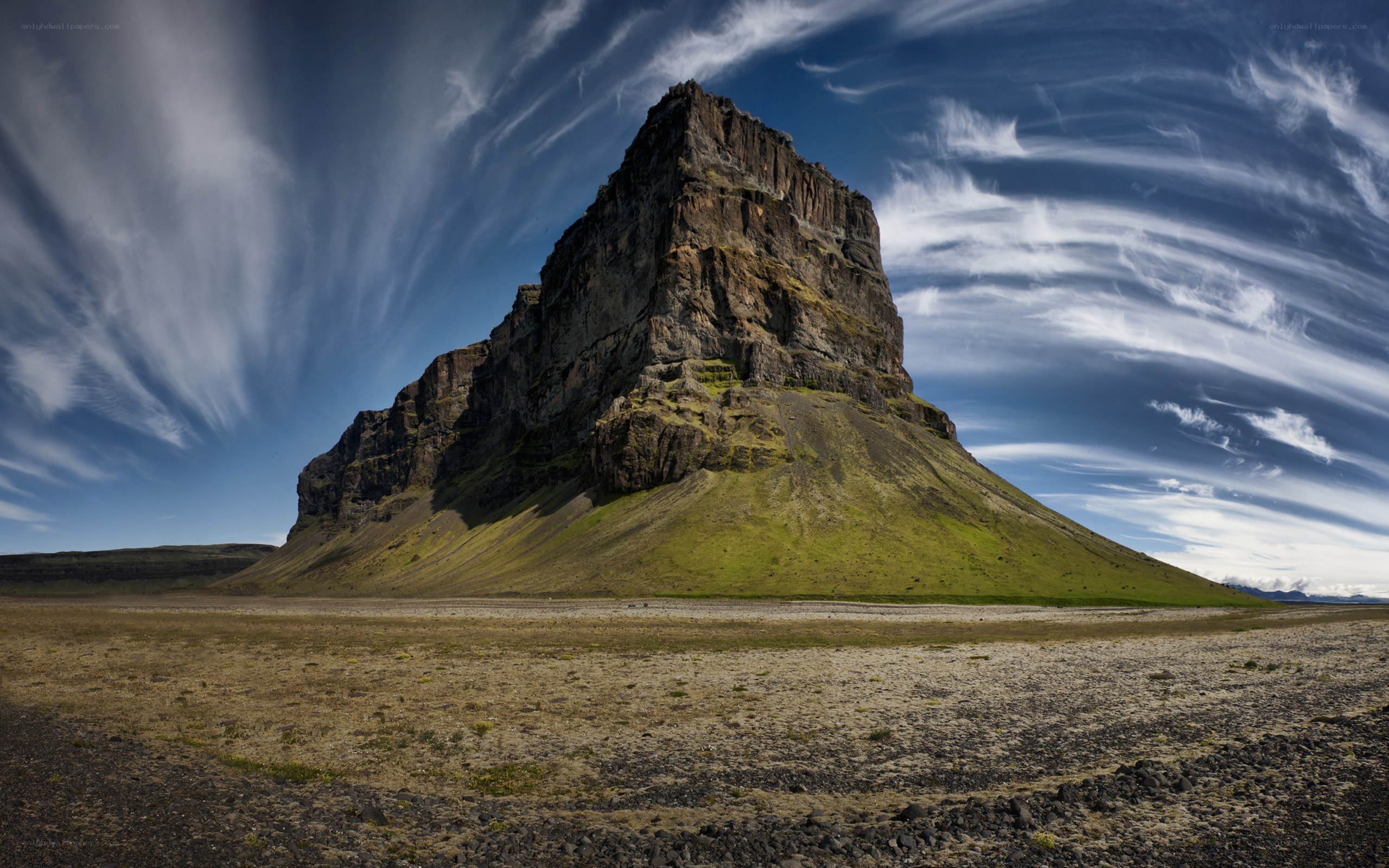 Stromboli mountain in Iceland
