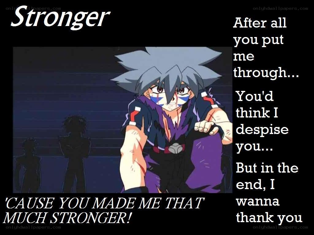 stronger anime quote