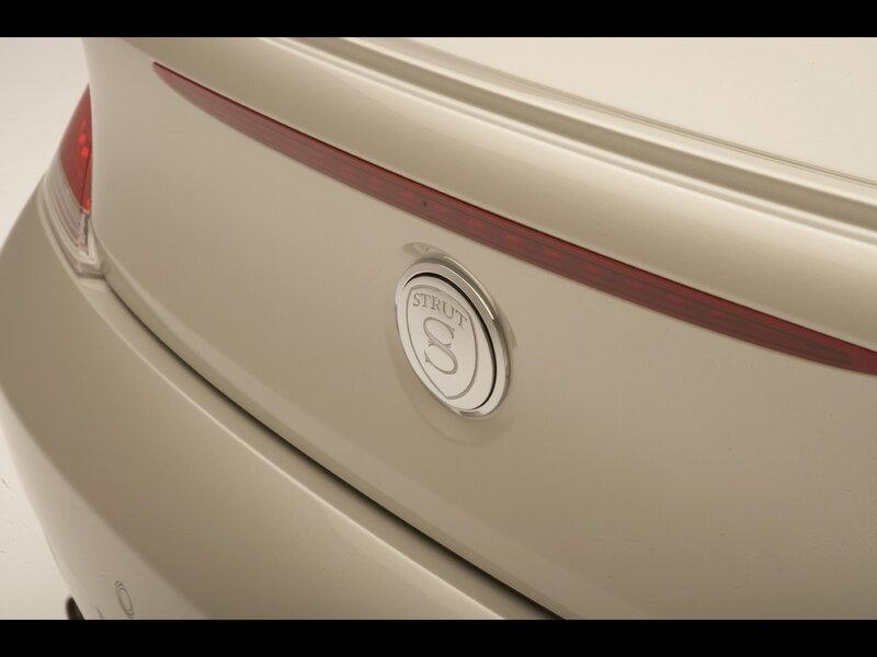 Strut car emblem close-up