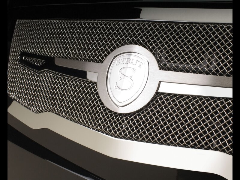 Strut car grille emblem