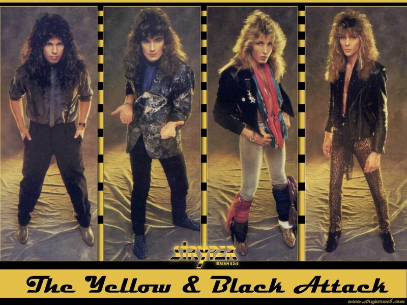 Stryper band collage