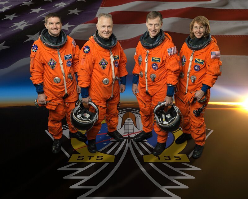 STS-135 crew portrait