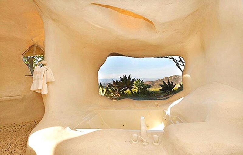 Stucco Bathroom Interior