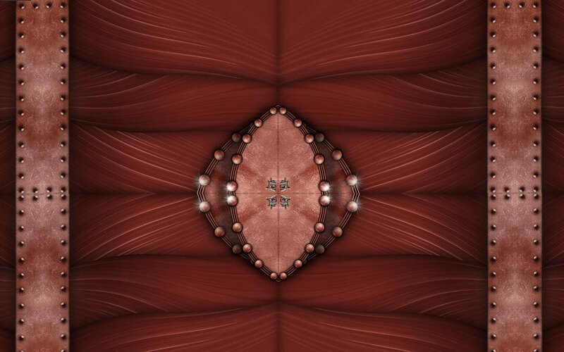 Studded Leather Panel