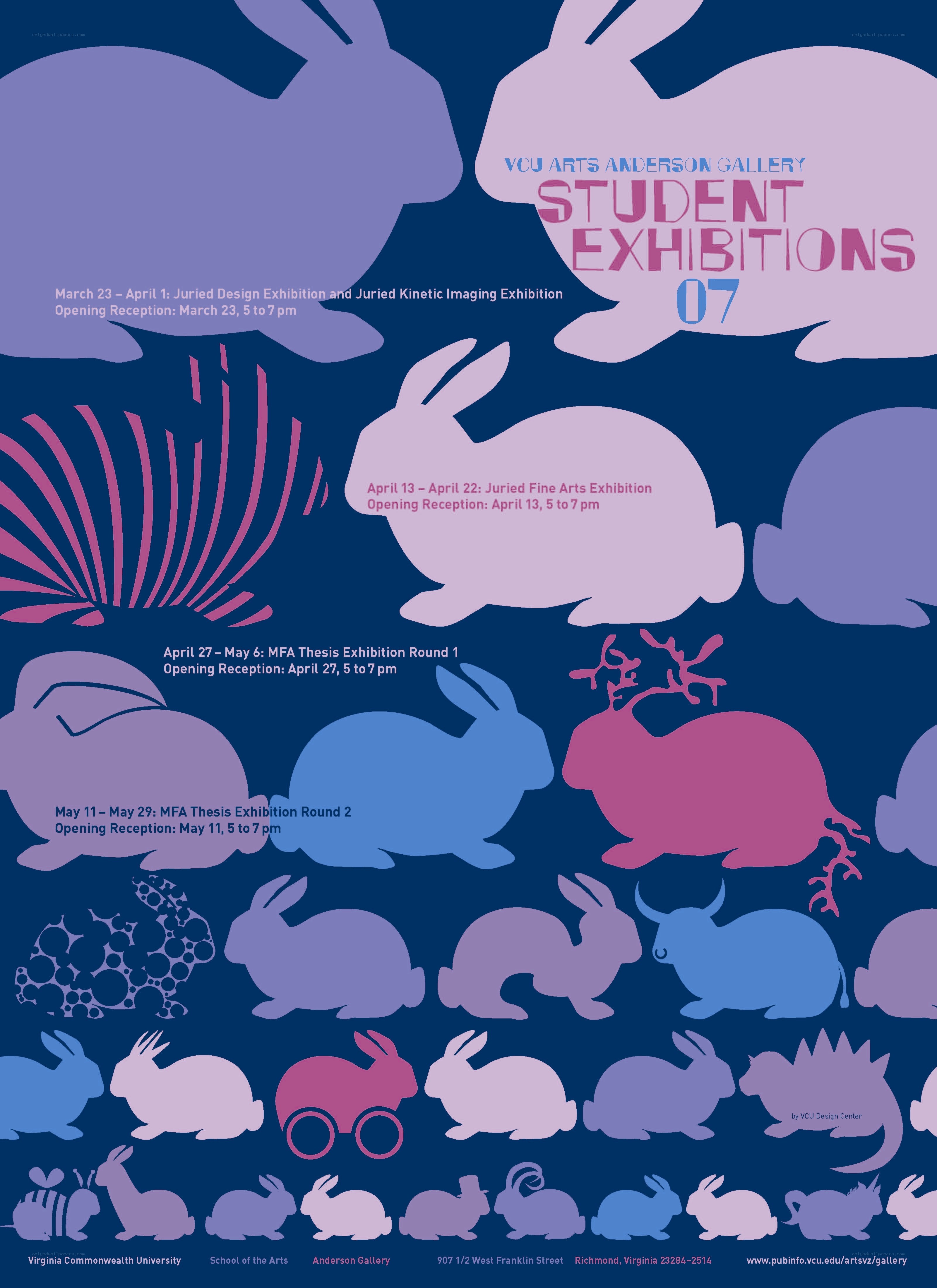 Student Art Exhibitions Poster