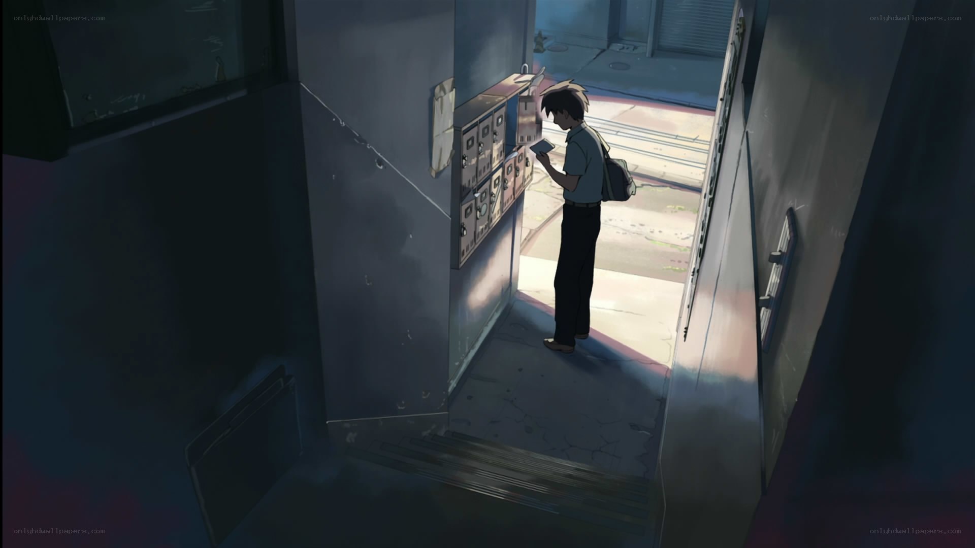 student at mailboxes
