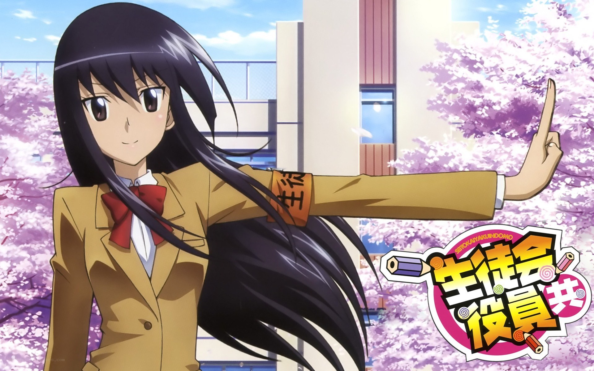 Student council member anime character