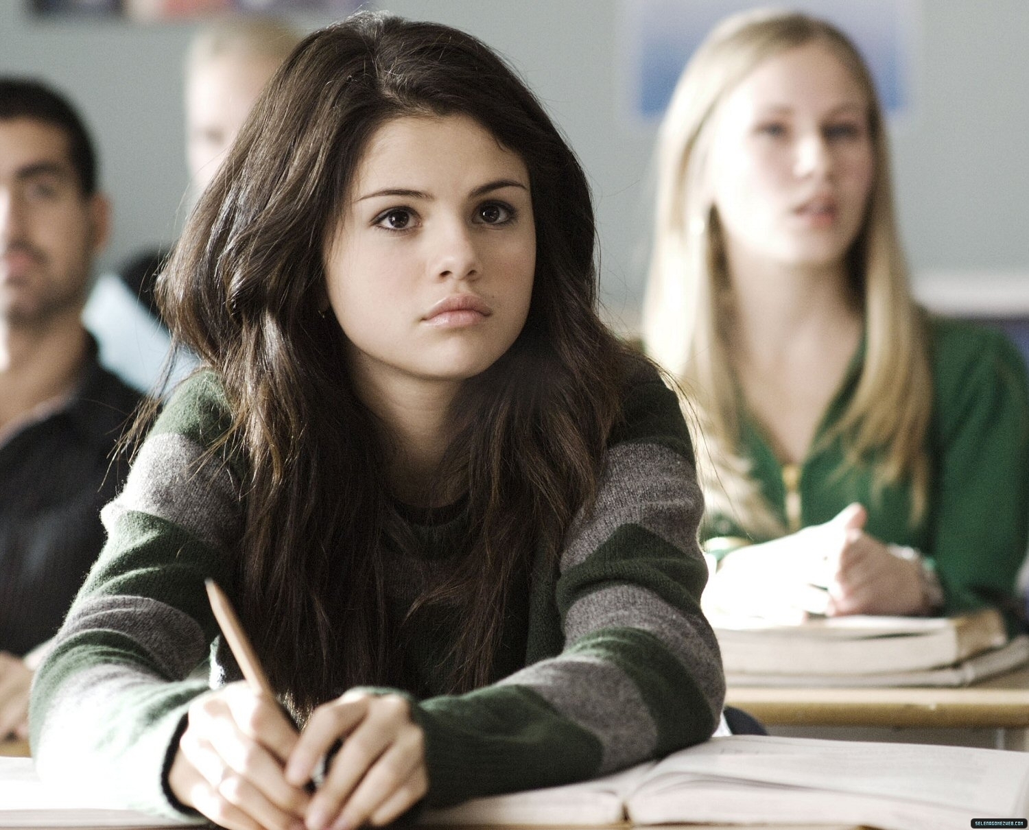 student in classroom