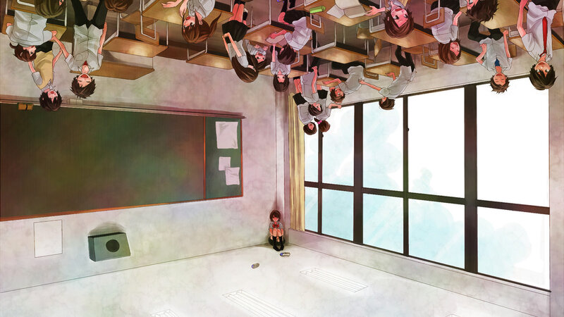 Student in Classroom — White