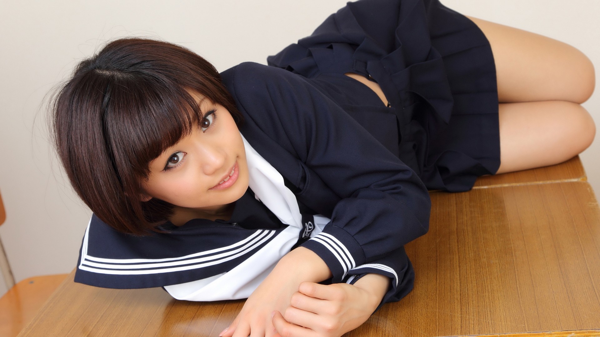 student in sailor uniform
