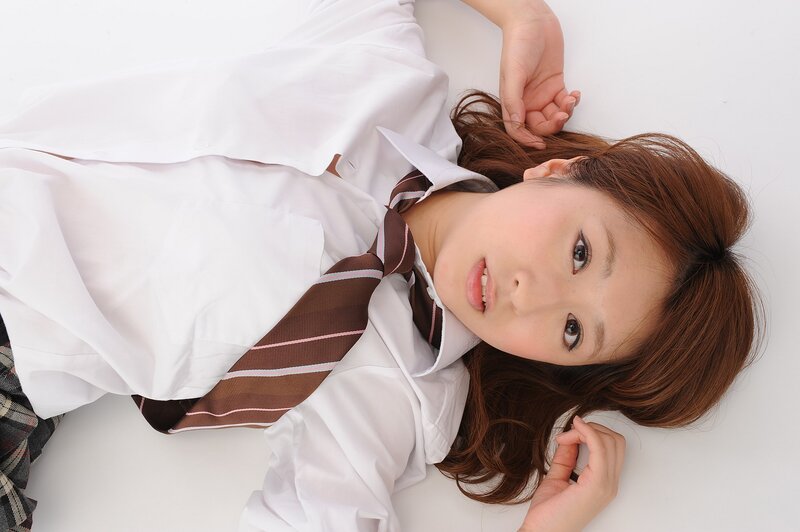 student in school uniform