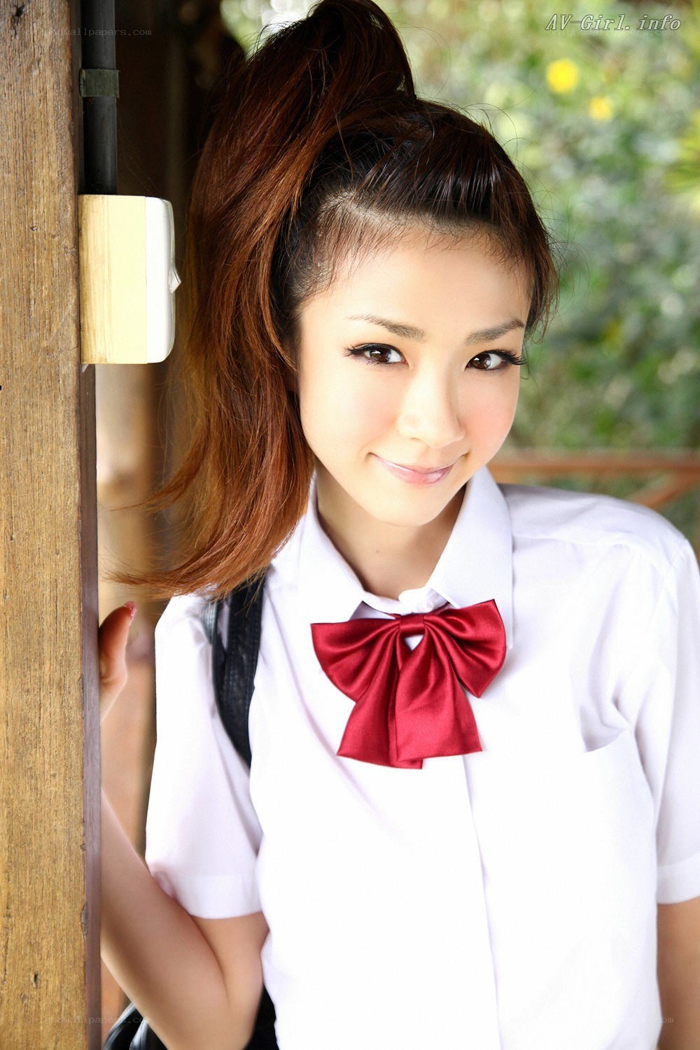 student in school uniform