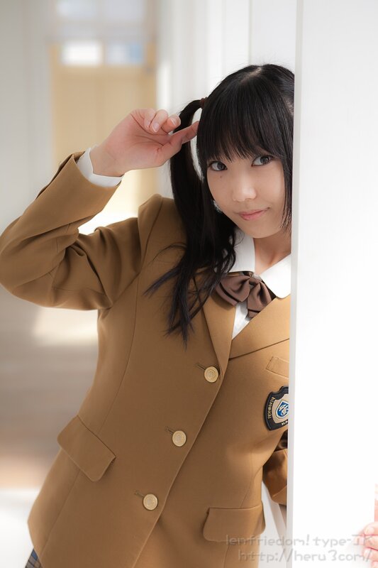 student in school uniform