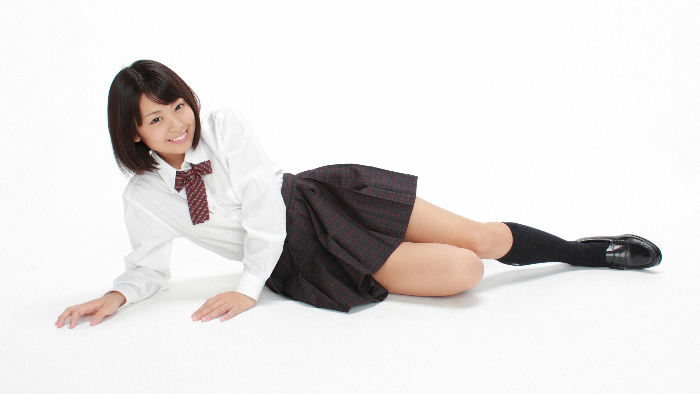 student in school uniform