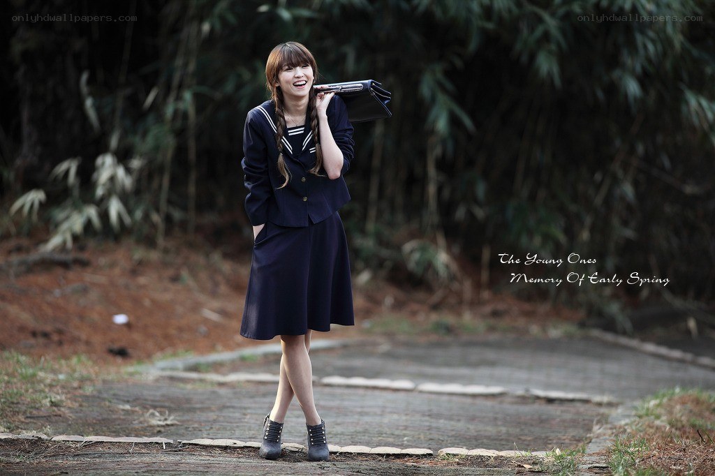 student in school uniform