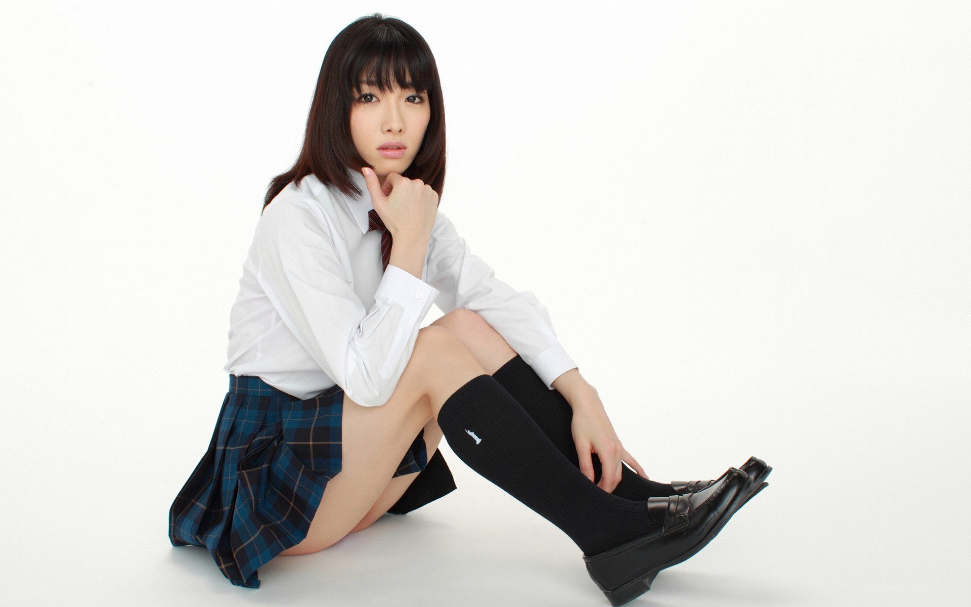 student in school uniform