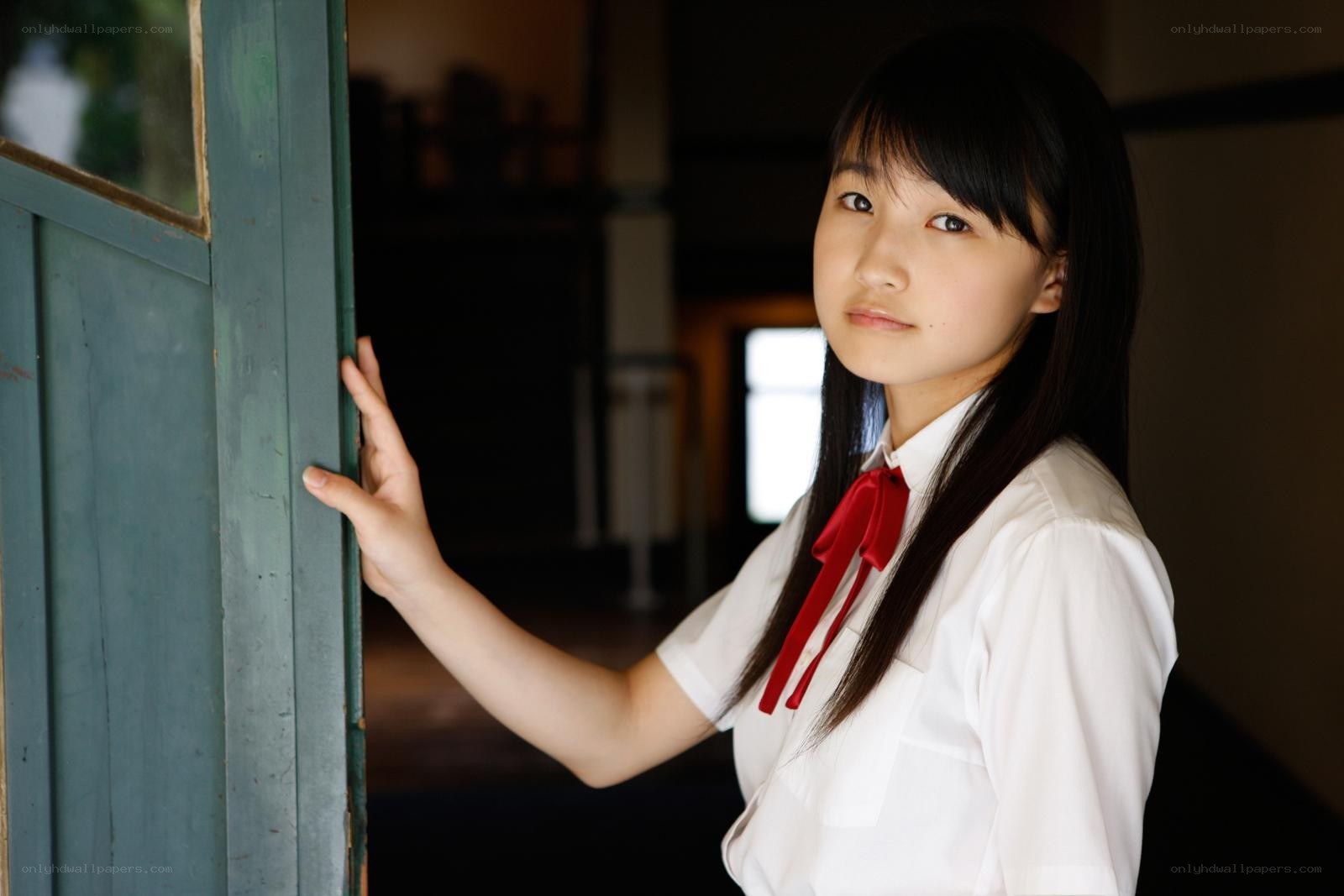 student in school uniform