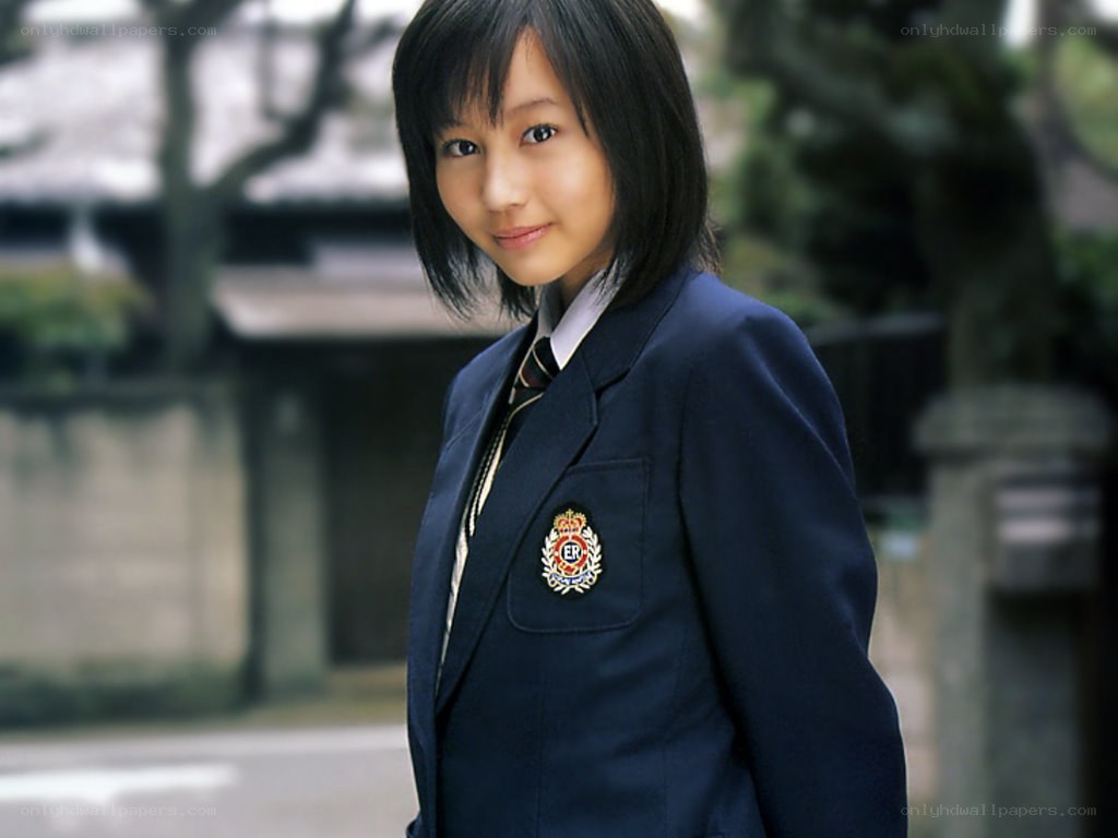 student in school uniform