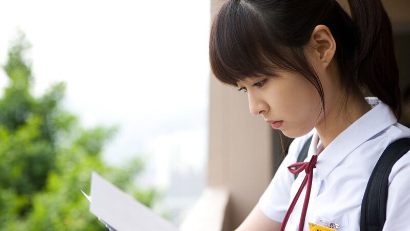 student reading a letter