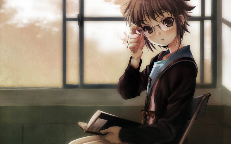 student reading by window