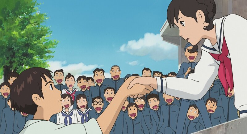 Student Shaking Hands