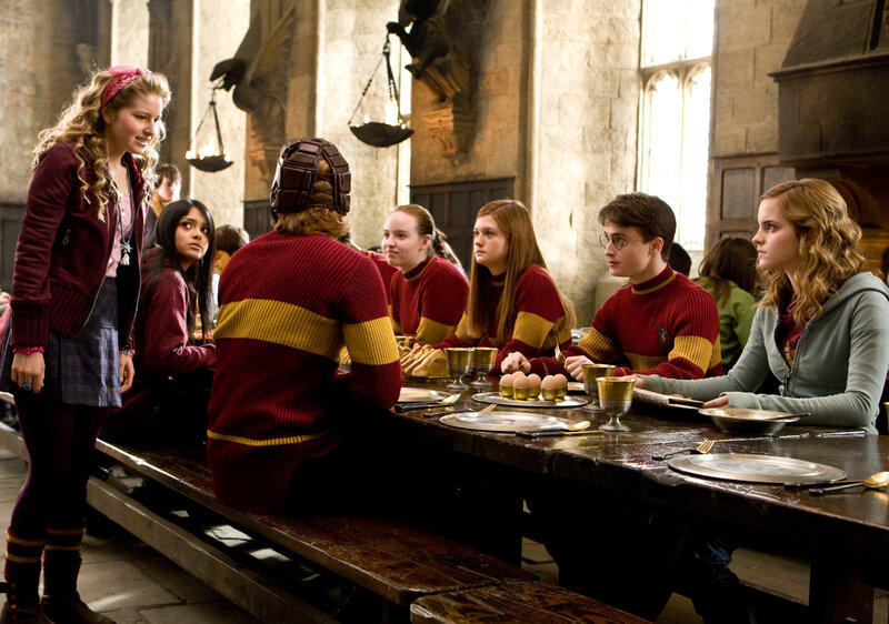 Students at a Long Table