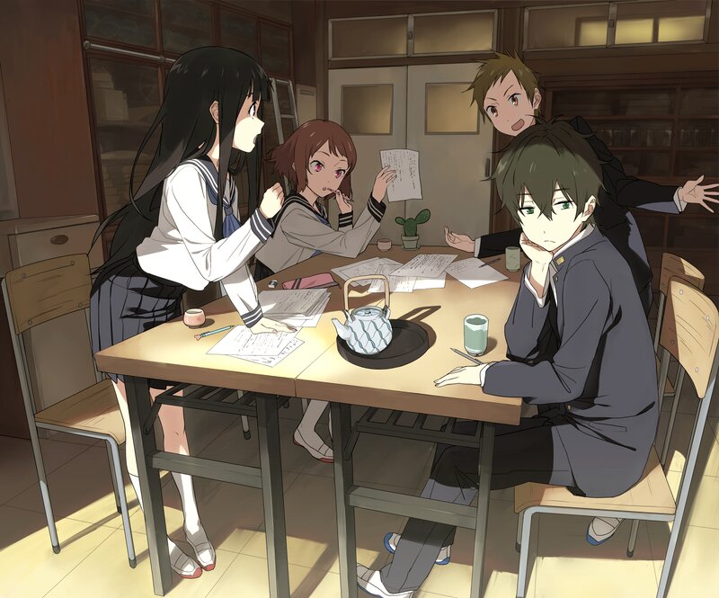 Students at a Table