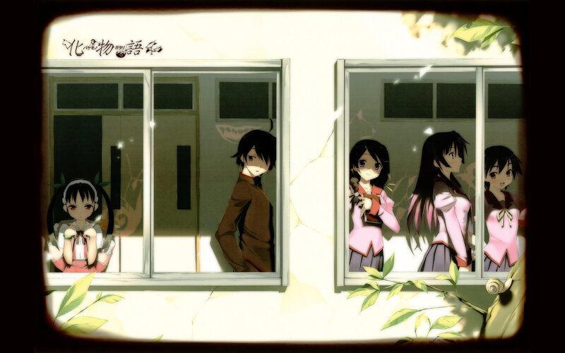 students at school windows