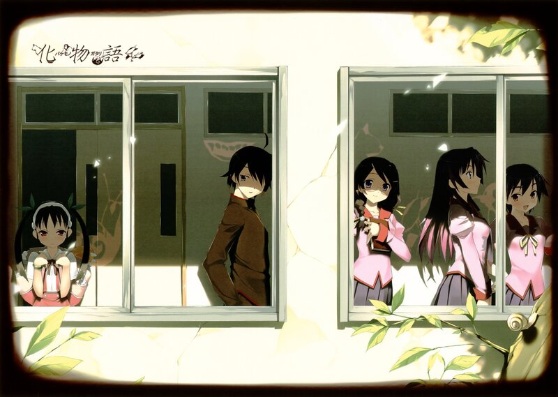 students at school windows