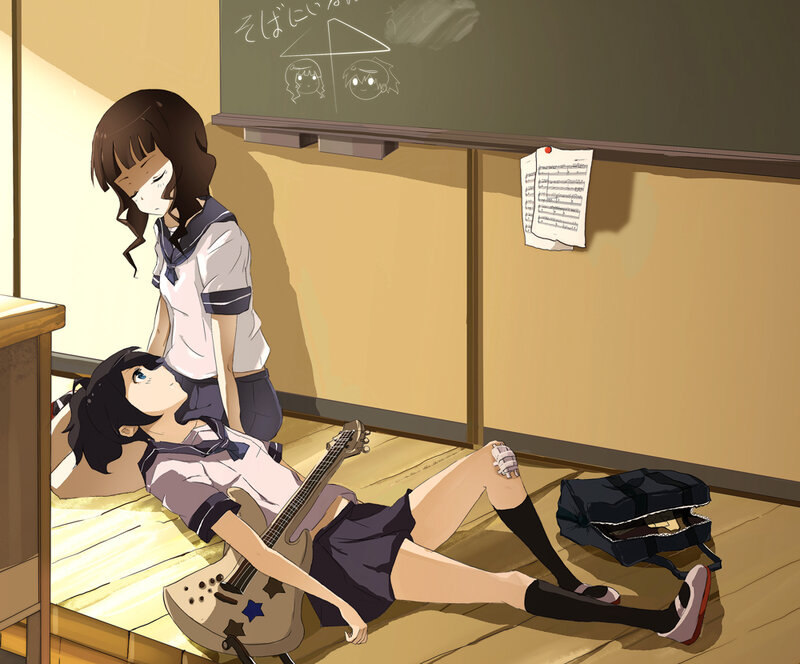 Students in a classroom