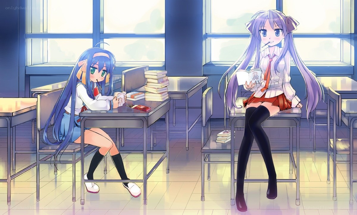 Students in a classroom