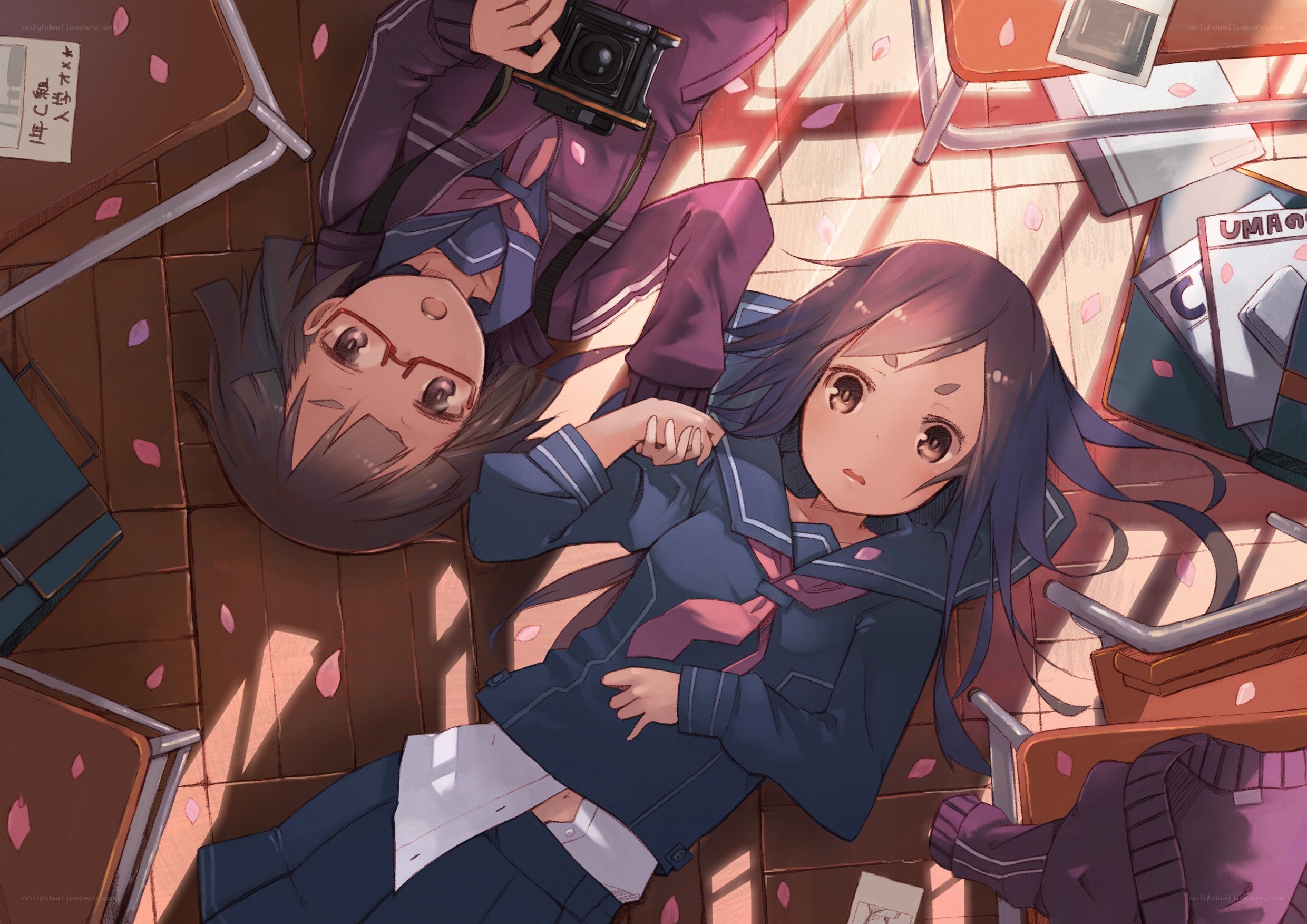 Students in a classroom