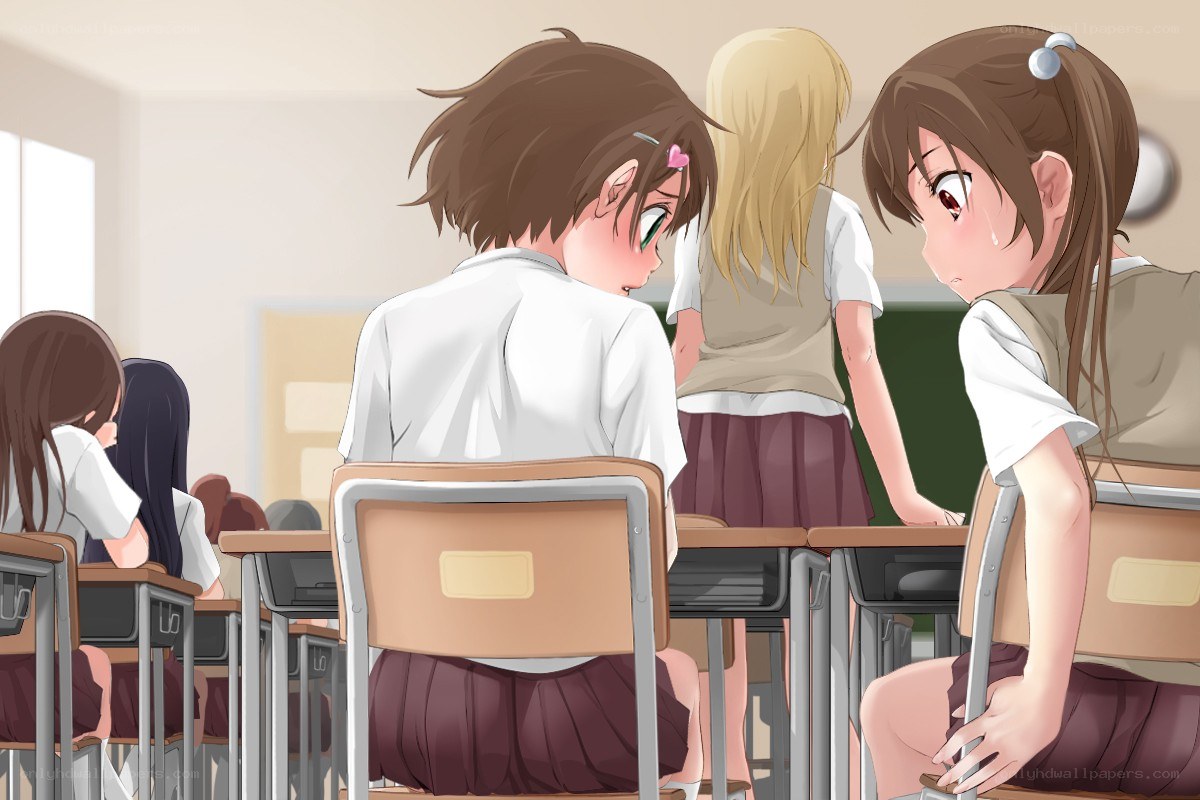 Students in a classroom
