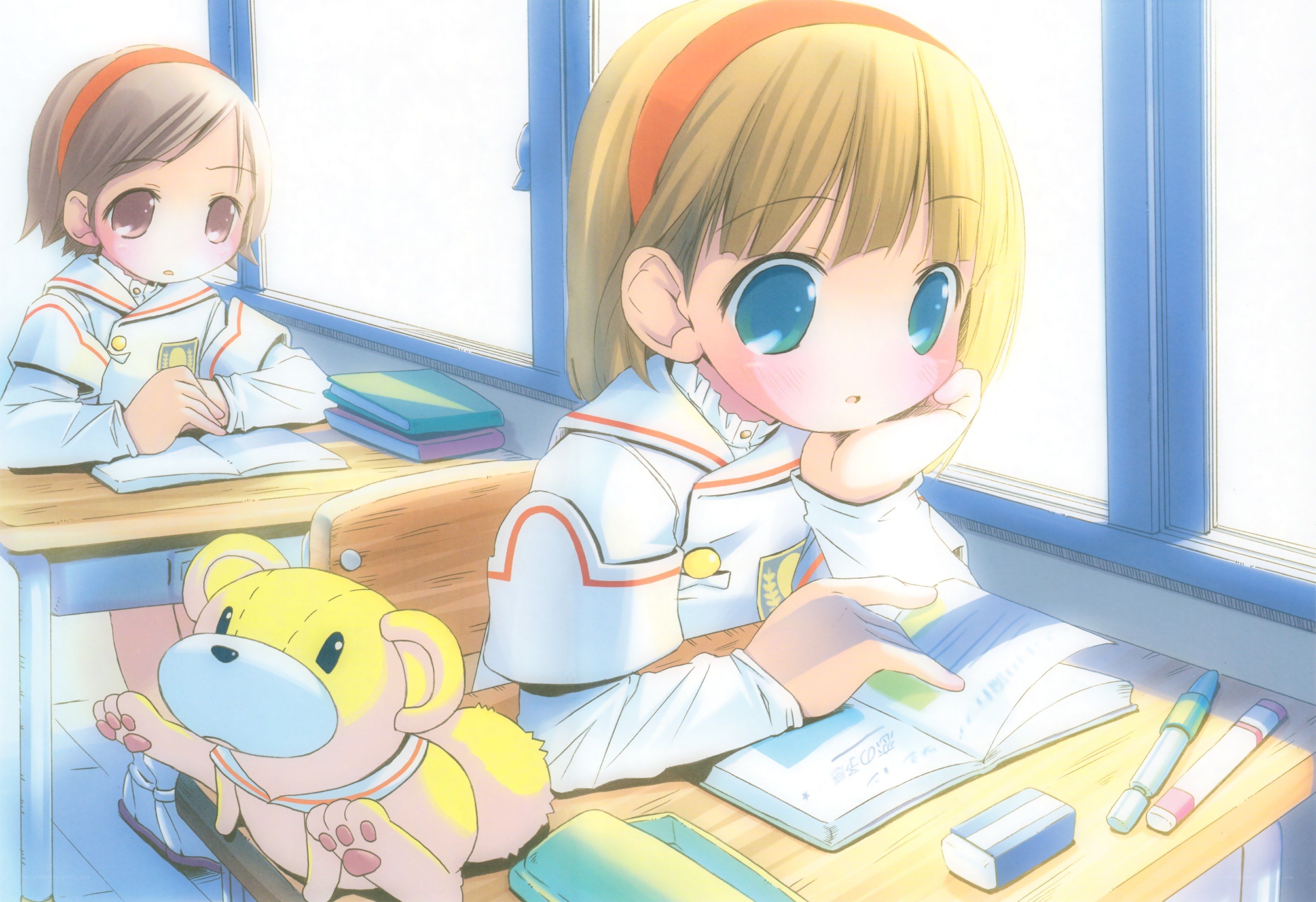 Students in a classroom