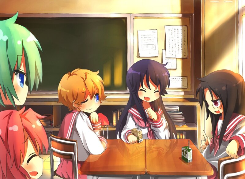 Students in a classroom