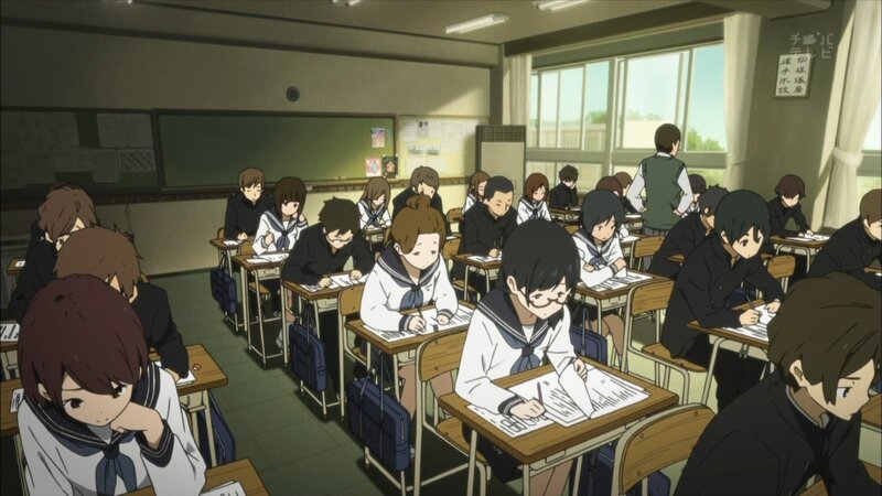 Students in a Classroom — Brown, Calm