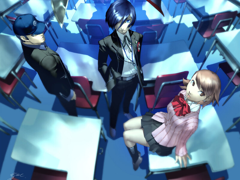 Students in a classroom scene