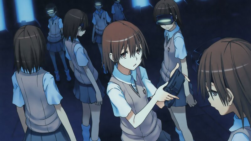 students in a dark room