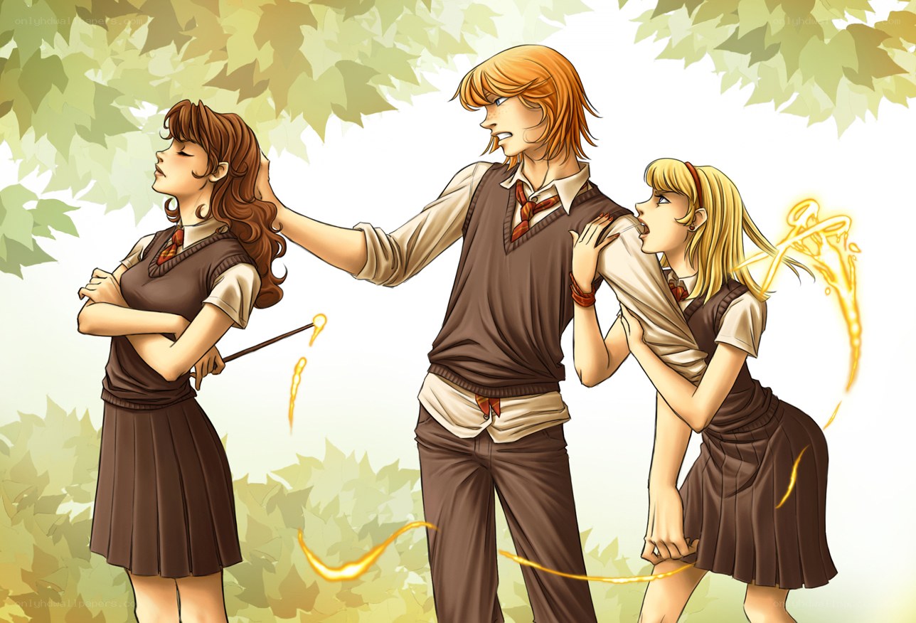 Students in a magical conflict