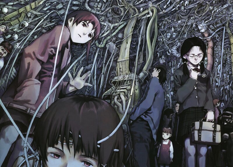 students in a mechanical labyrinth
