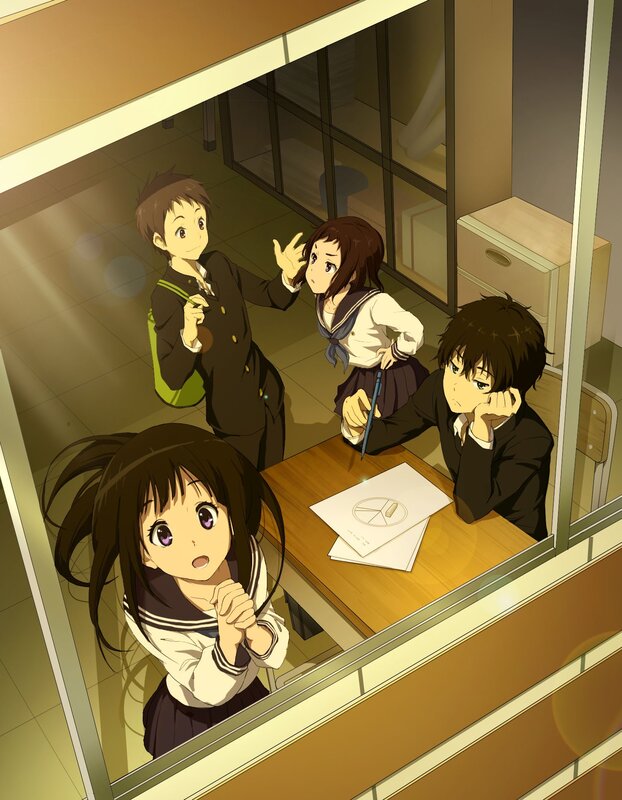 Students in Classroom — Brown, Dramatic, Night
