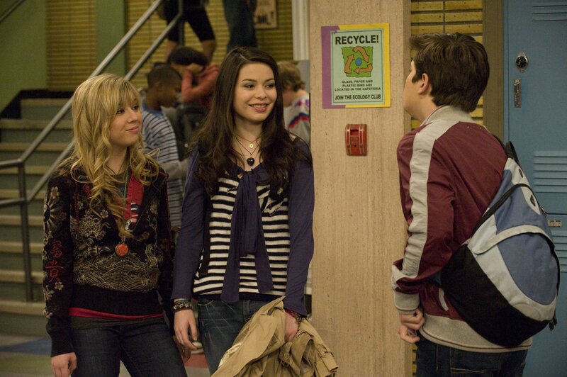 Students in school hallway