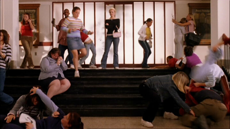 Students on Stairs