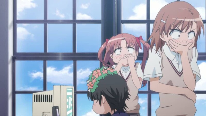 students reacting to something