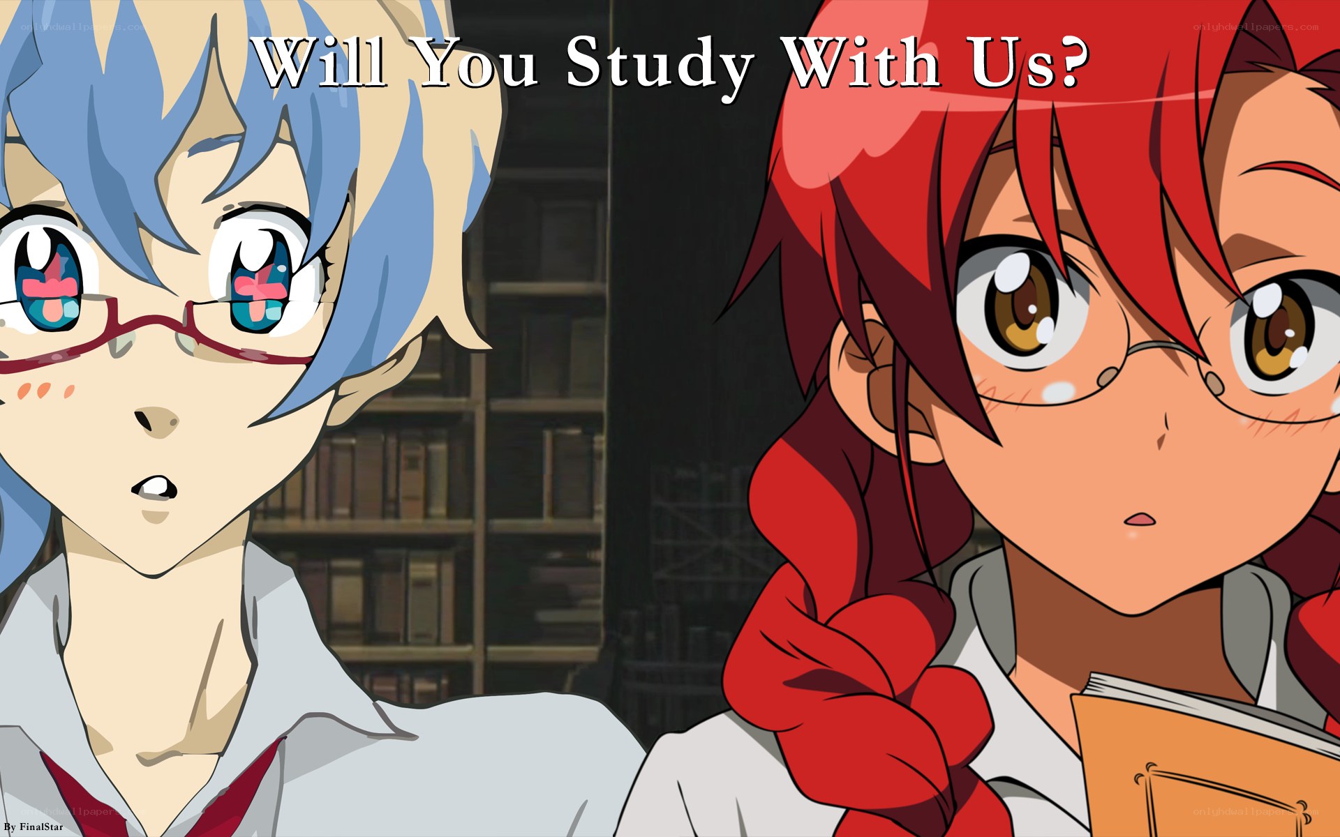 Students studying together