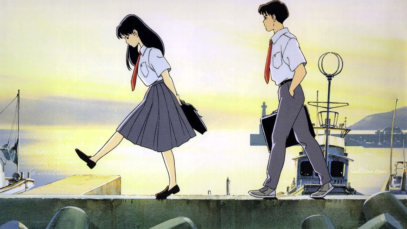 students walking on a pier