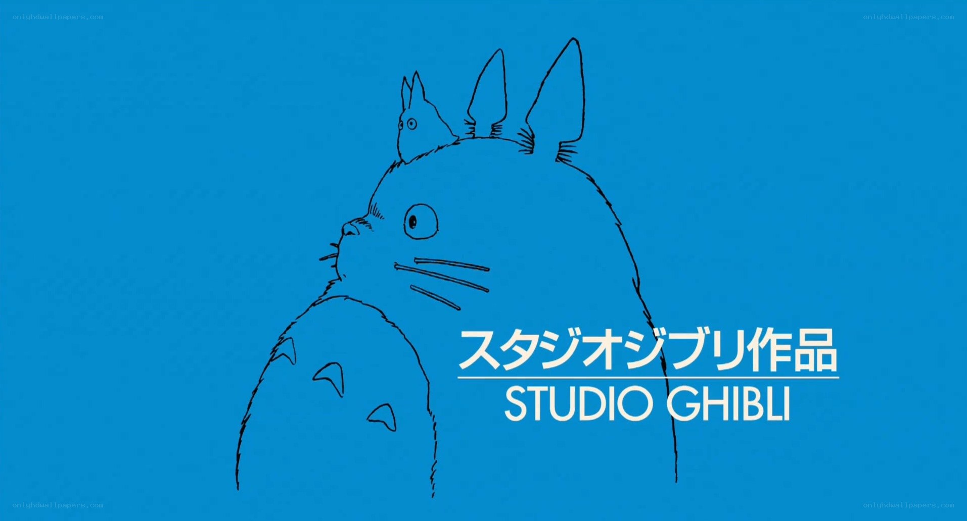 Studio Ghibli logo with Totoro