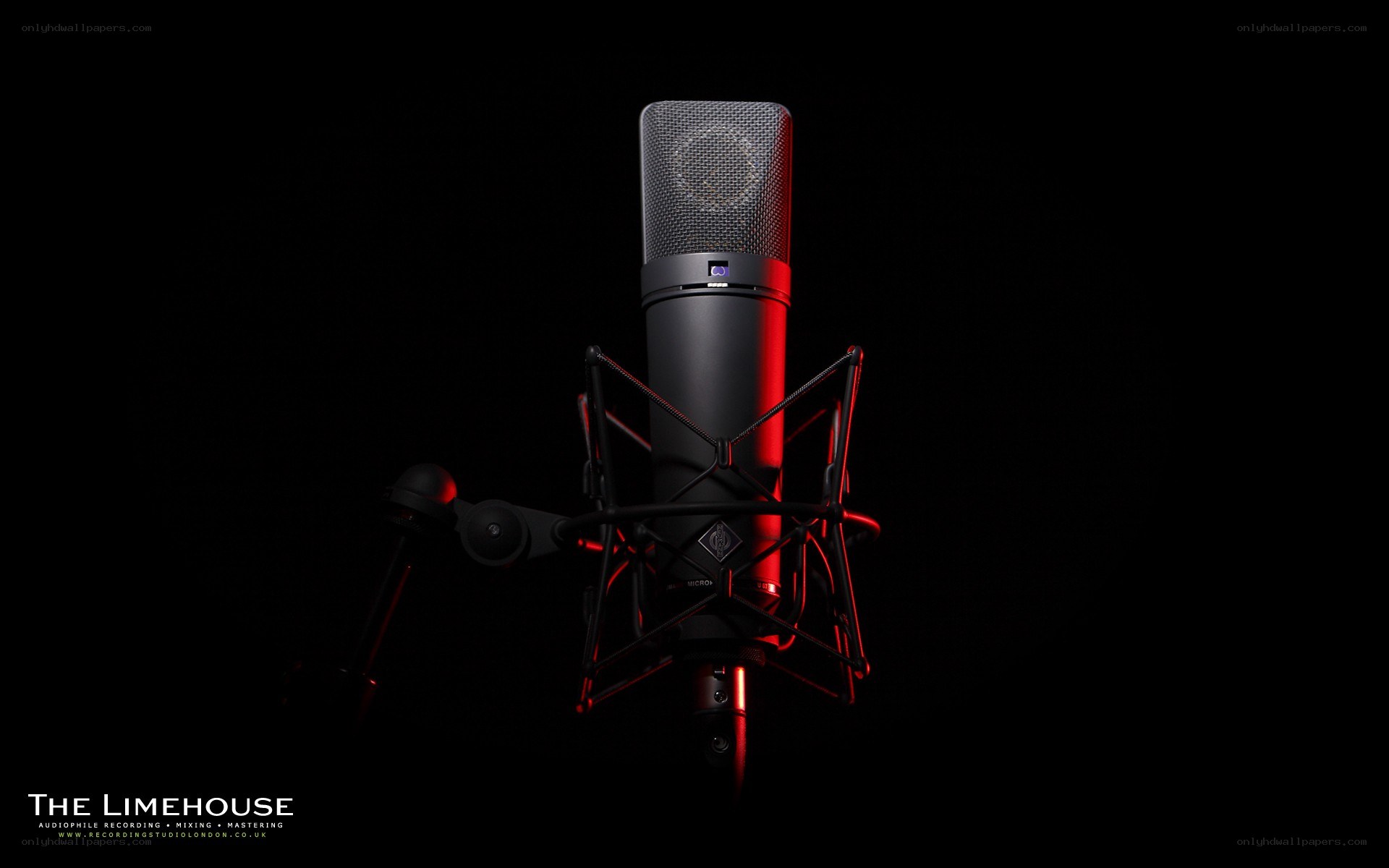 studio microphone on stand