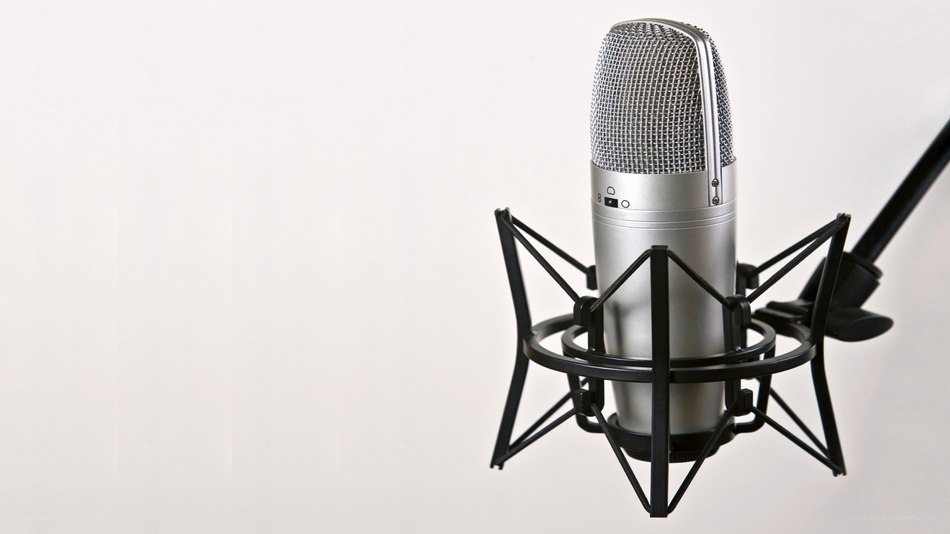 studio microphone on stand