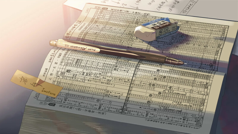 Study materials on a desk